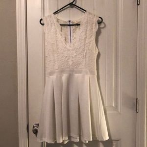 Lace white dress
